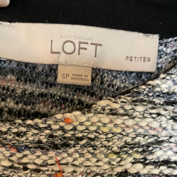 Ann Taylor LOFT Tweed Shift Dress - S Petite - Two Front Pockets - Picture 3 of 4